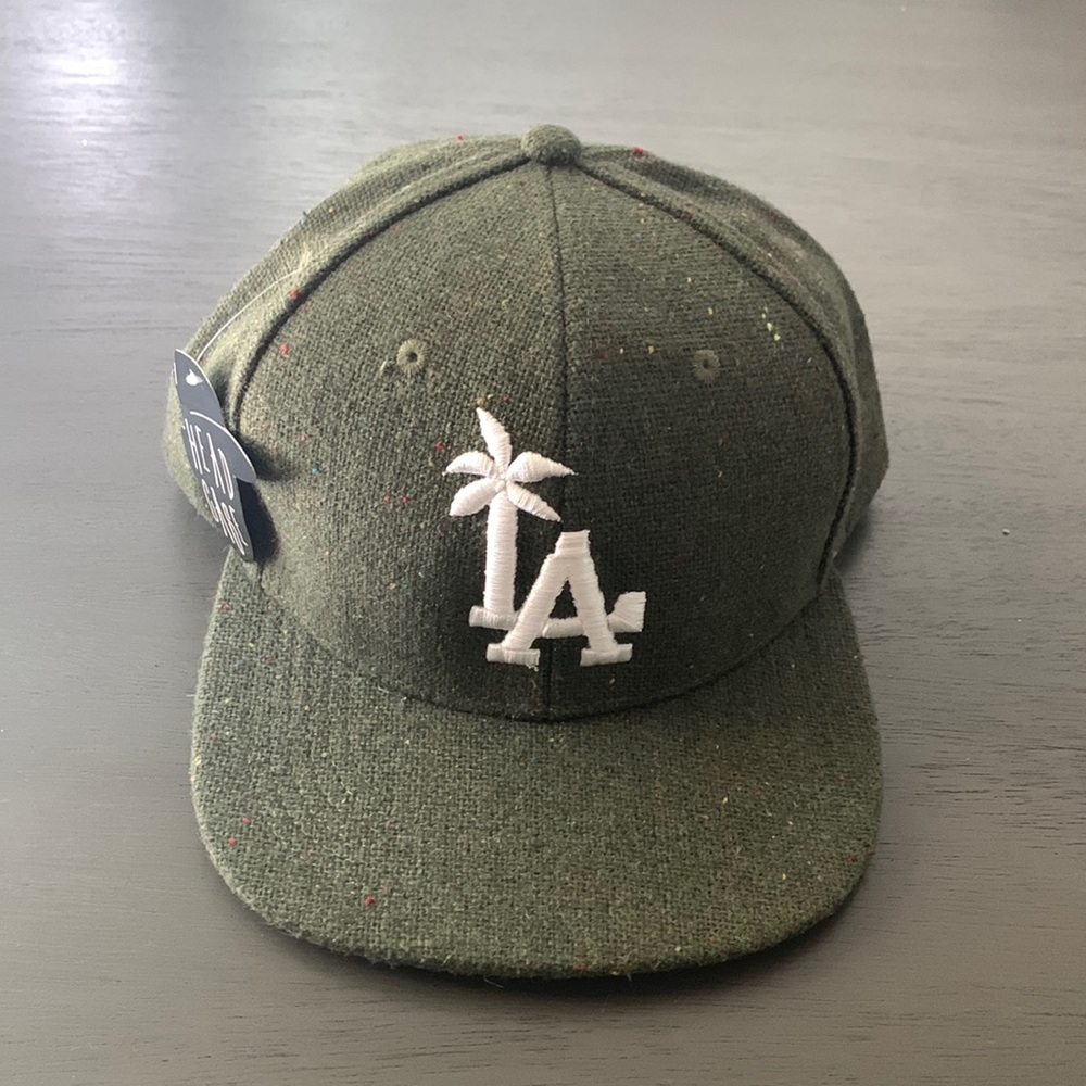 Head Case "LA" Embroidered Palm Tree Baseball Cap